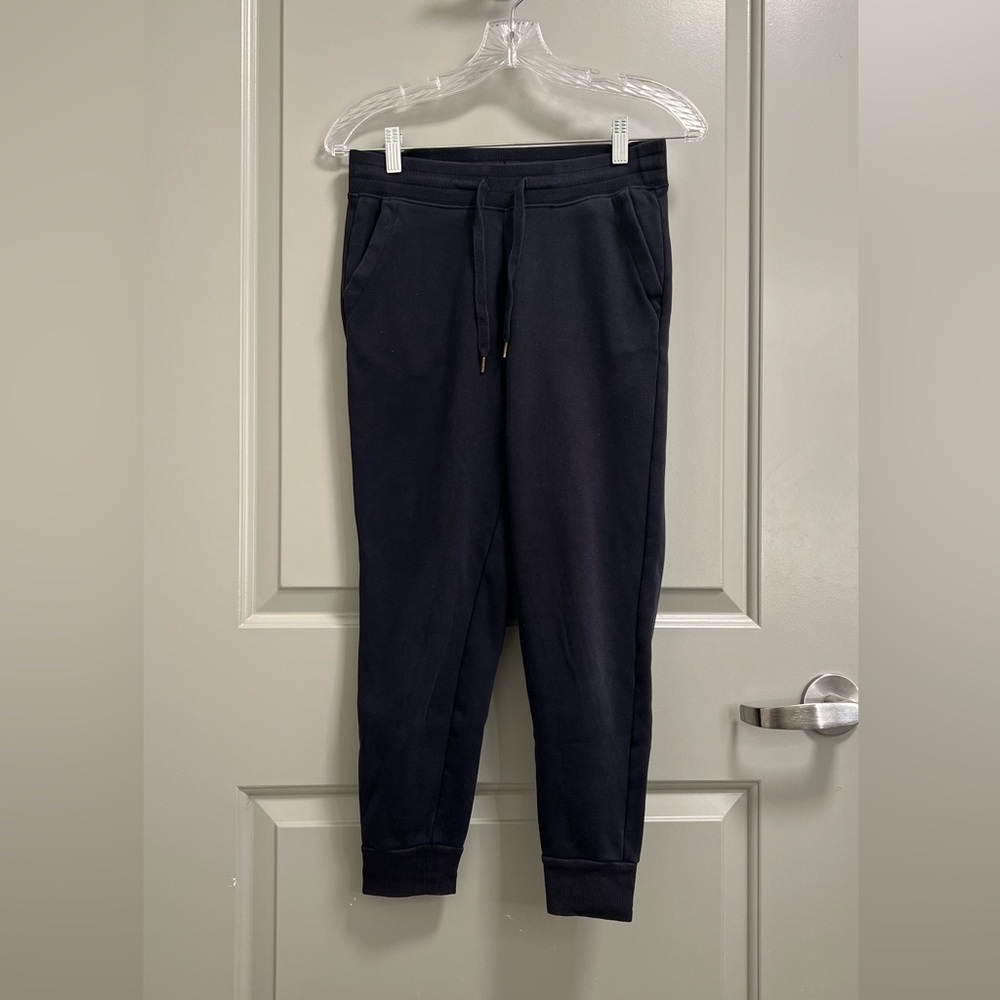 Uniqlo navy sweatpants, size S